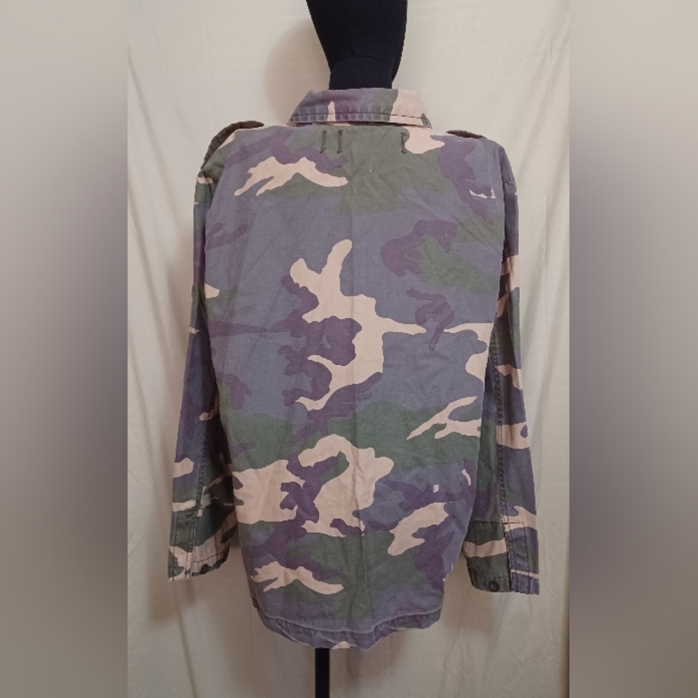Arrow Blue Jeans Co. Camouflage Army Military Hunting Field Jacket - Picture 7 of 16
